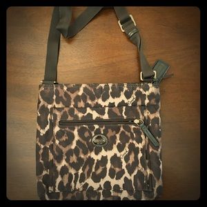 Leopard Print Coach Purse